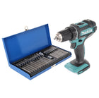 Makita DDF 482 Z Perceuse-visseuse sans fil 62Nm 18V  + Set d'embouts - 40 pièces - sans batterie, sans chargeur