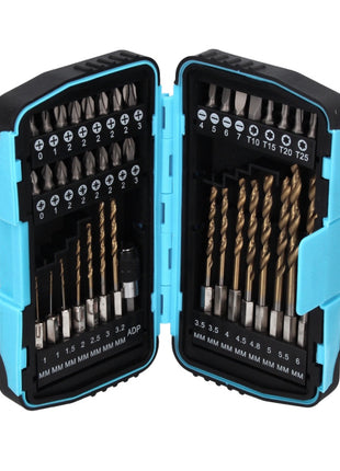 Makita DDF 482 Z Perceuse-visseuse sans fil 62Nm 18V  + Set de forets à embouts -  40 pièces - sans batterie, sans chargeur