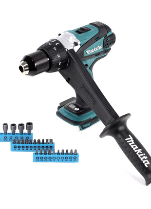 Makita DDF 458 Z Perceuse visseuse sans fil 18V, 91 Nm + Set d'embouts, 26 pcs. - sans batterie, sans chargeur