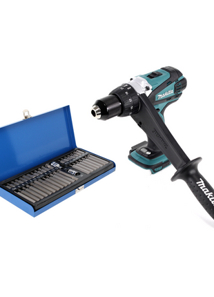 Makita DDF 458 Z Perceuse-visseuse sans fil 18 V, 91 Nm + Set d'embouts , 40 pcs. - sans batterie, sans chargeur