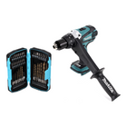 Makita DDF 458 Z Perceuse-visseuse sans fil 18 V, 91 Nm + Set de forets et embouts, 40 pcs. - sans batterie, sans chargeur