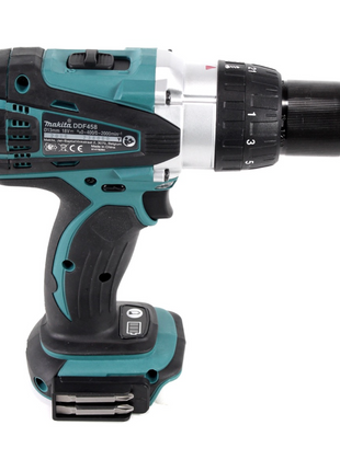 Makita DDF 458 Z Akku Bohrschrauber 18 V 91 Nm + 100 tlg. Bit Set - ohne Akku, ohne Ladegerät