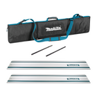 Makita Rail de guidage pour scies 1000mm + 2x Éclisses de liaison de rail de guidage + Sac, 2pcs. (2x 199140-0)