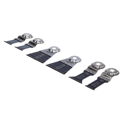 FEIN Best Of E-Cut Set di Lame Starlock Max Wood & Metal - 6 pz. ( 35222967030 ) - acciaio HCS