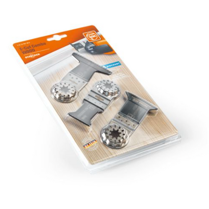 Fein E-Cut Combo Starlock Set di lame da taglio per legno - 3 pz. ( 35222967080 )