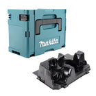 Makita MAKPAC 3 Kunststoffkoffer ( 821551-8 ) + Einlage für Winkelschleifer DGA 511 513 517 ( 839252-4 ) - Toolbrothers