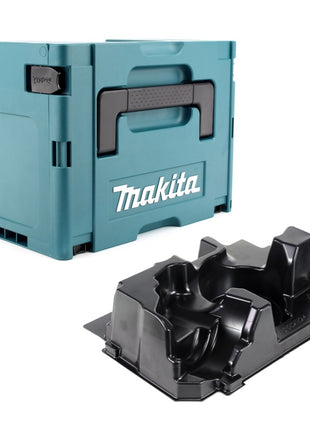 Makita MAKPAC 3 Kunststoffkoffer ( 821551-8 ) + Einlage für Winkelschleifer DGA 511 513 517 ( 839252-4 ) - Toolbrothers