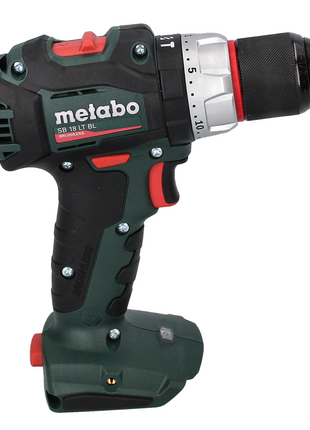 Taladro percutor a batería Metabo SB 18 LT BL 18 V 75 Nm sin escobillas (602316840) + metaBOX - sin batería, sin cargador