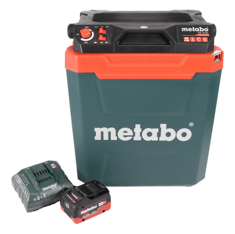 Metabo KB 18 BL Glacière sans fil 18 V avec fonction maintien au chaud 28 l Brushless + 1x batterie 8,0 Ah + chargeur