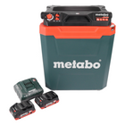 Metabo KB 18 BL Glacière sans fil 18 V avec fonction maintien au chaud 28 l Brushless + 2x batterie 4,0 Ah + chargeur