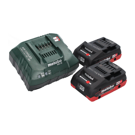 Frigorifero a batteria Metabo KB 18 BL 18 V con funzione keep warm 28 l senza spazzole + 2x batteria ricaricabile 4,0 Ah + caricatore