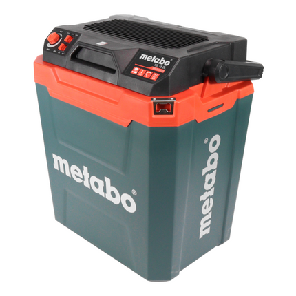Frigorifero a batteria Metabo KB 18 BL 18 V con funzione di mantenimento del calore 28 l senza spazzole + 2x batteria ricaricabile 8,0 Ah + caricabatterie
