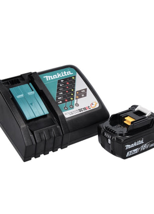 Makita DHP 485 RF1 Perceuse-visseuse à percussion sans fil 18 V 50 Nm Brushless + 1x Batterie 3,0 Ah + Chargeur