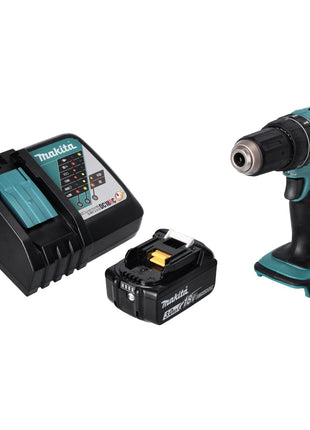 Makita DHP 456 RF1 Perceuse-visseuse à percussion sans fil 18 V 50 Nm + 1x Batterie 3,0 Ah + Chargeur