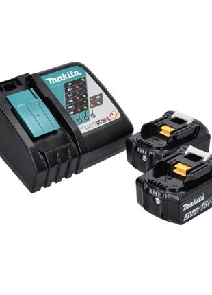 Makita DHP 485 RF Perceuse-visseuse à percussion sans fil 18 V 50 Nm Brushless + 2x Batteries 3,0 Ah + Chargeur