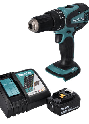 Makita DHP 456 RT1 Perceuse-visseuse à percussion sans fil 18 V 50 Nm + 1x Batterie 5,0 Ah + Chargeur