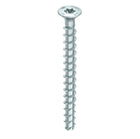 HECO MULTI MONTI plus F Schraubanker 7,5 x 60 mm 50 Stück ( 48511 ) Betonschraube, Senkkopf, T-Drive, verzinkt blau, A2K