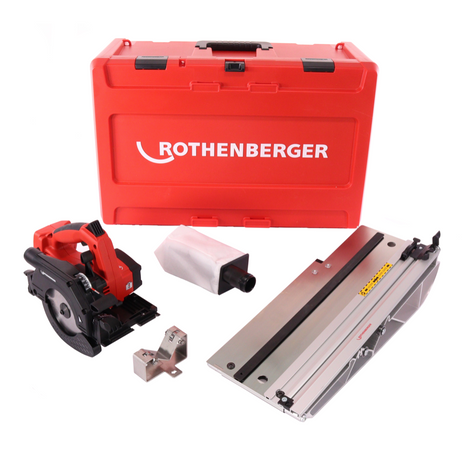 Rothenberger PIPECUT mini Akku Universal Säge 18 V 125 mm + Sägeblatt + Koffer - ohne Akku, ohne Ladegerät ( 1000003374 )