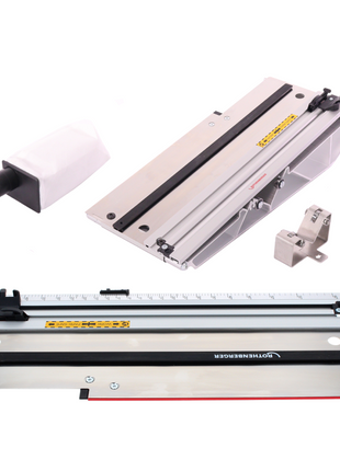 Rothenberger PIPECUT mini scie universelle à batterie 18 V 125 mm + 1x batterie 4,0 Ah + chargeur + rail de guidage + mallette (1000003398)