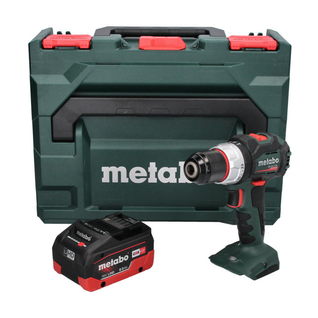 Metabo SB 18 LT BL Akku Schlagbohrschrauber 18 V 75 Nm Brushless + 1x Akku 8,0 Ah + metaBOX - ohne Ladegerät