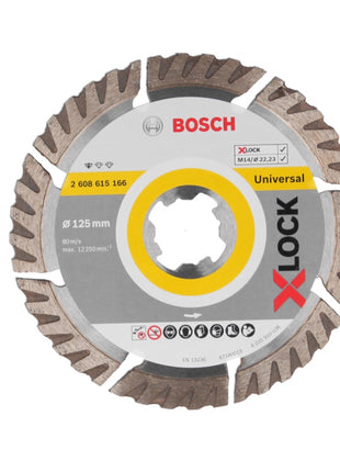 Bosch Expert X-LOCK Diamanttrennscheibe Standard for Universal 125 x 22,23 mm 1 Stk. ( 2608615166 ) - Toolbrothers