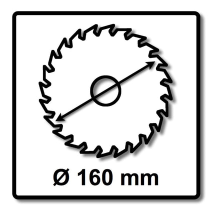 Festool 4x Kreissägeblatt Wood Fine Cut HW 160 x 1,8 x 20 mm WD42 ( 4x 205553 ) für Tauchsägen TS 55 F, TSC 55 K & Handkreissägen HK 55, HKC 55 - Toolbrothers