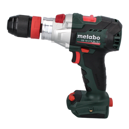 Metabo SB 18 LTX BL Q I Trapano a percussione a batteria 18 V 130 Nm brushless + 2x batteria ricaricabile 4,0 Ah + caricabatterie + metaBOX