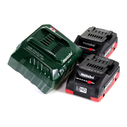 Metabo SB 18 LTX BL Q I Trapano a percussione a batteria 18 V 130 Nm brushless + 2x batteria ricaricabile 4,0 Ah + caricabatterie + metaBOX