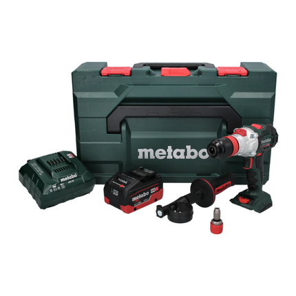 Metabo SB 18 LTX BL Q I Trapano a percussione a batteria 18 V 130 Nm brushless + 1x batteria ricaricabile 5,5 Ah + caricatore + metaBOX
