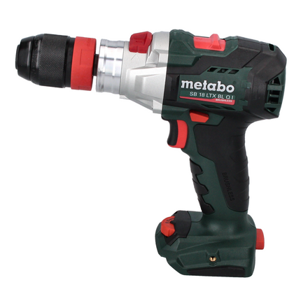 Metabo SB 18 LTX BL Q I Trapano a percussione a batteria 18 V 130 Nm brushless + 2x batteria ricaricabile 5,5 Ah + caricabatterie + metaBOX