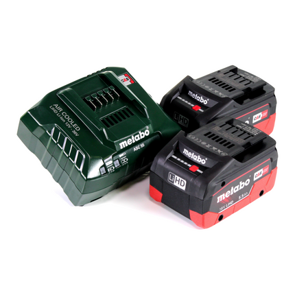 Metabo SB 18 LTX BL Q I Trapano a percussione a batteria 18 V 130 Nm brushless + 2x batteria ricaricabile 5,5 Ah + caricabatterie + metaBOX