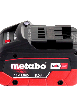 Metabo SB 18 LTX BL Q I Akku Schlagbohrschrauber 18 V 130 Nm Brushless + 1x Akku 8,0 Ah + metaBOX - ohne Ladegerät