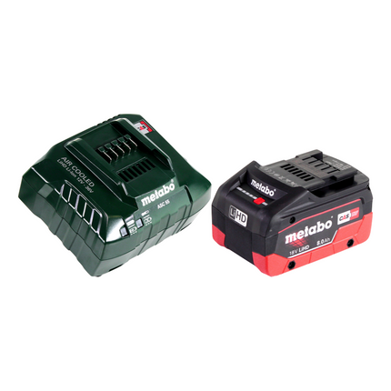Metabo SB 18 LTX BL Q I Trapano a percussione a batteria 18 V 130 Nm brushless + 1x batteria ricaricabile 8,0 Ah + caricatore + metaBOX