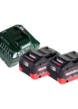 Metabo SB 18 LTX BL Q I Akku Schlagbohrschrauber 18 V 130 Nm Brushless + 2x Akku 8,0 Ah + Ladegerät + metaBOX