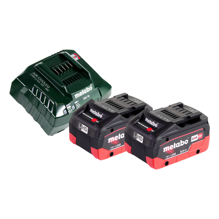 Metabo SB 18 LTX BL Q I Trapano a percussione a batteria 18 V 130 Nm brushless + 2x batteria 8,0 Ah + caricatore + metaBOX