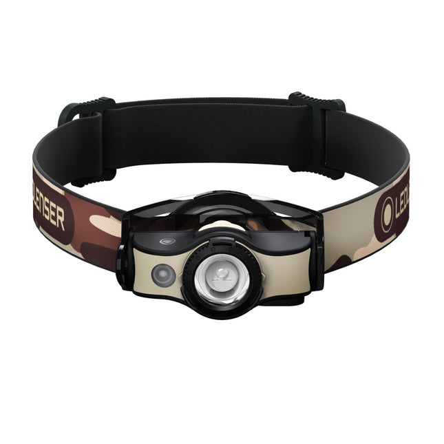 Ledlenser MH4 LED Lampada frontale 400 lm IPX4 nera / sabbia ( 502152 ) + 1x Batteria + 1x Cavo di carica