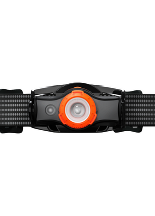 Ledlenser MH5 LED Lampe frontale 400 lm IPX4 Noir / Orange ( 502143 ) + 1x Batterie + Câble de charge