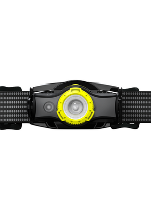 Ledlenser MH5 LED Stirnlampe 400 lm IPX4 Schwarz / Gelb ( 502144 ) + 1x Akku + 1x Ladekabel