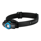 Ledlenser MH5 LED Lampe frontale 400 lm IPX4 Noir / bleu (502145) + 1x Batterie + Câble de charge