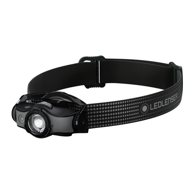 Ledlenser MH5 LED Lampada frontale 400 lm IPX4 nera / grigia ( 502147 ) + 1x Batteria + 1x Cavo di carica