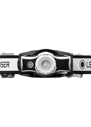 Ledlenser MH5 LED Lampe frontale 400 lm IPX4 Blanc/Noir ( 502146 ) + 1x Batterie + Câble de charge