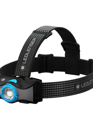 Ledlenser MH7 LED Lampe frontale 600 lm IPX4 Noir / bleu ( 502155 ) + 1x Batterie + Câble de charge