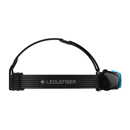 Ledlenser MH7 LED Lampada frontale 600 lm IPX4 nera / blu ( 502155 ) + 1x Batteria + 1x Cavo di carica
