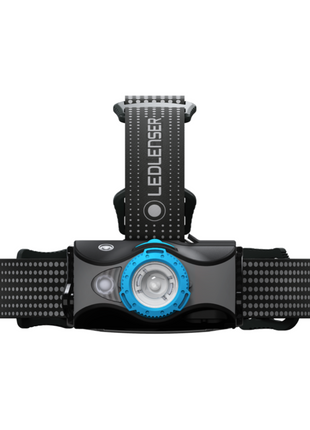 Ledlenser MH7 LED Lampe frontale 600 lm IPX4 Noir / bleu ( 502155 ) + 1x Batterie + Câble de charge