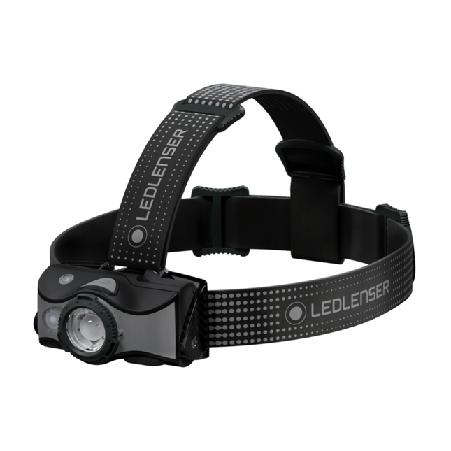 Ledlenser MH7 LED Lampada frontale 600 lm IPX4 nera / grigia ( 501599 ) + 1x Batteria + 1x Cavo di carica