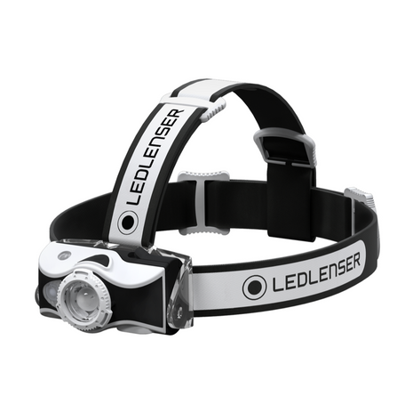 Linterna frontal LED Ledlenser MH7 600 lm IPX4 blanco / negro (500990) + 1x batería + 1x cable de carga