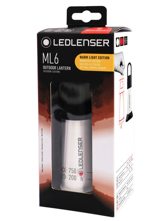 Ledlenser ML6 Warm Light LED Laterne 50 lm IPX6 ( 502084 ) warmweißes Licht