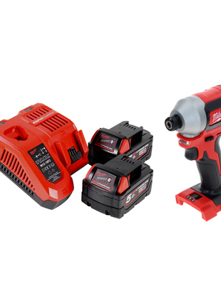 Milwaukee M18 BLID2-502FC Akku Schlagschrauber 18 V 180 Nm 1/4" Brushless + 2x Akku 5,0 Ah + Ladegerät - Toolbrothers