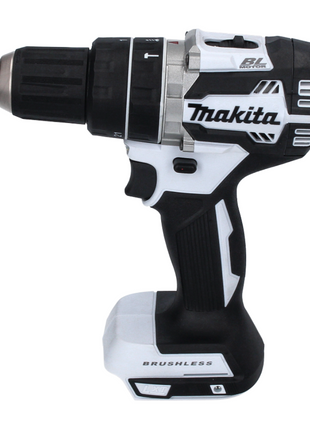 Makita DHP 484 F1 W Taladro percutor inalámbrico 18 V 54 Nm sin escobillas blanco + 1x batería 3,0 Ah - sin cargador