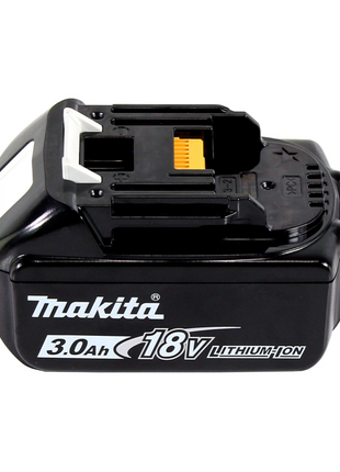 Makita DHP 484 F1 W Taladro percutor inalámbrico 18 V 54 Nm sin escobillas blanco + 1x batería 3,0 Ah - sin cargador